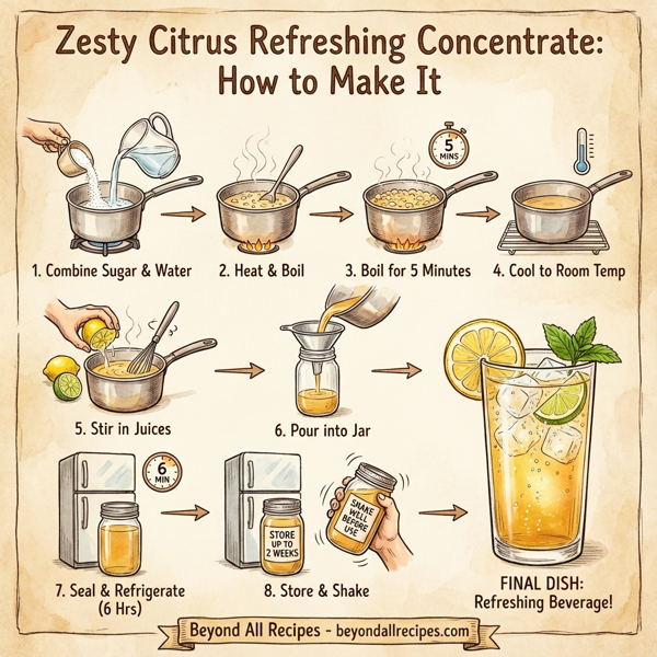 Zesty Citrus Refreshing Concentrate instructions