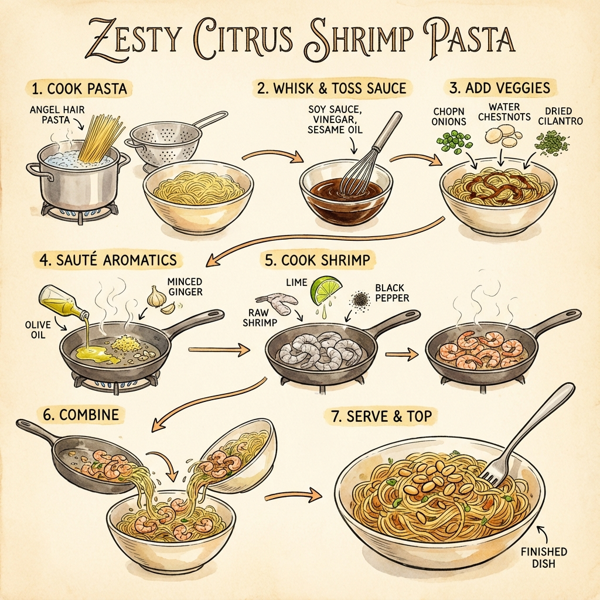 Zesty Citrus Shrimp Pasta instructions