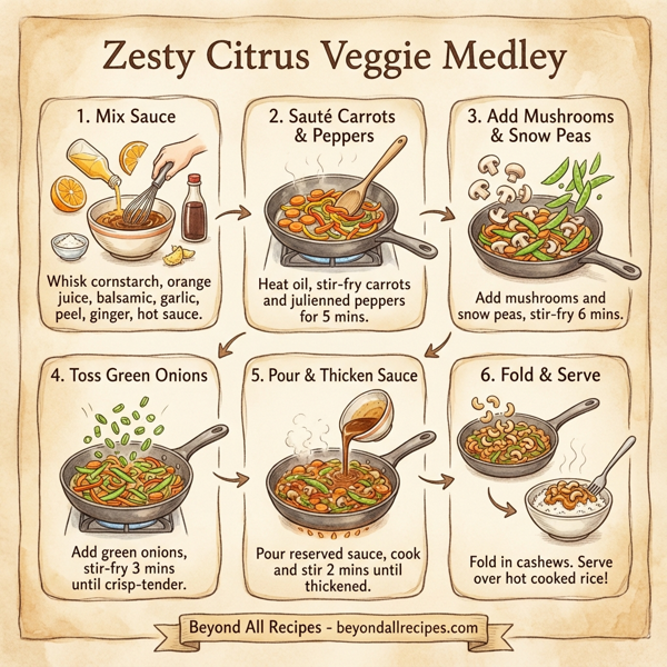 Zesty Citrus Veggie Medley instructions