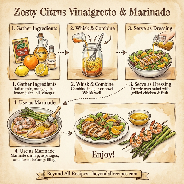 Zesty Citrus Vinaigrette & Marinade instructions