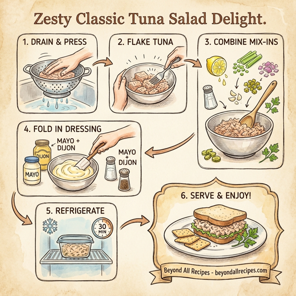 Zesty Classic Tuna Salad Delight instructions