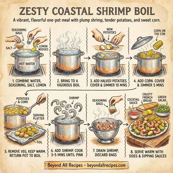 Zesty Coastal Shrimp Boil instructions