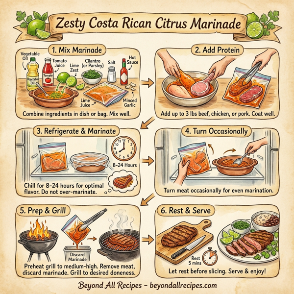 Zesty Costa Rican Citrus Marinade instructions