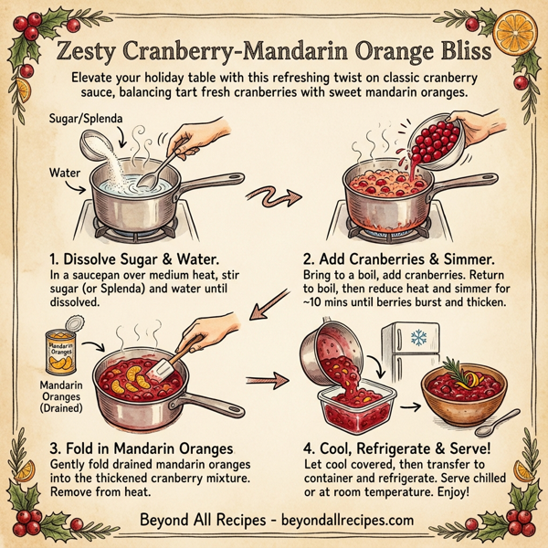 Zesty Cranberry-Mandarin Orange Bliss instructions