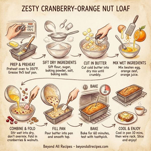 Zesty Cranberry-Orange Nut Loaf instructions