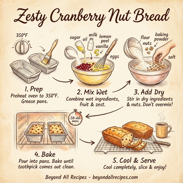 Zesty Cranberry Nut Bread instructions