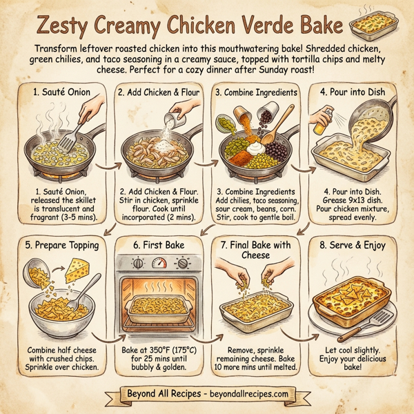 Zesty Creamy Chicken Verde Bake instructions