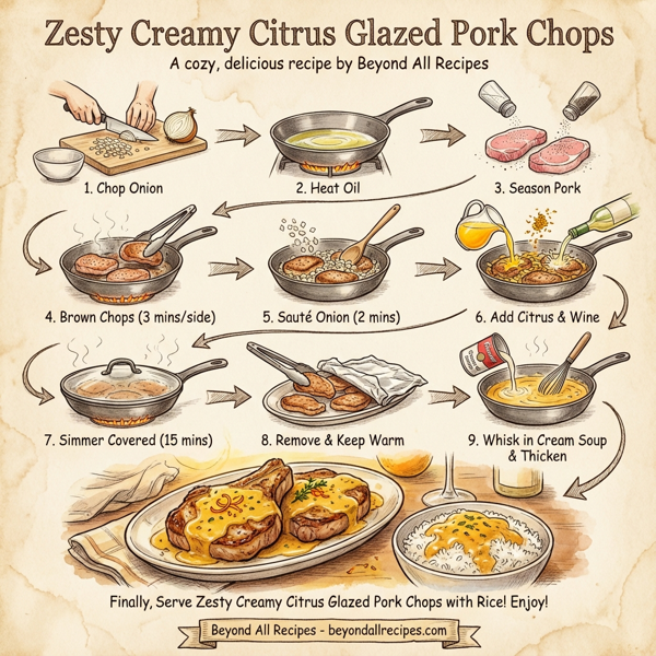 Zesty Creamy Citrus Glazed Pork Chops instructions