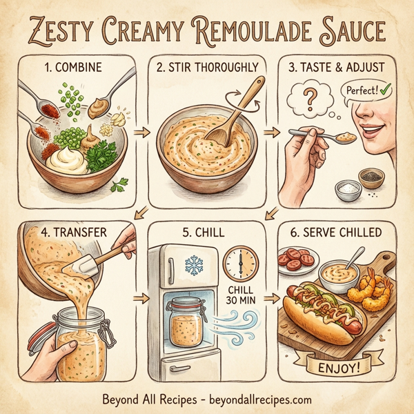 Zesty Creamy Remoulade Sauce instructions