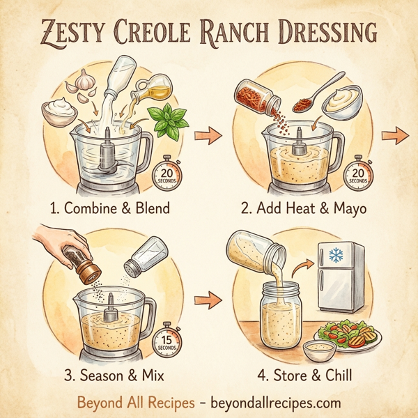 Zesty Creole Ranch Dressing instructions