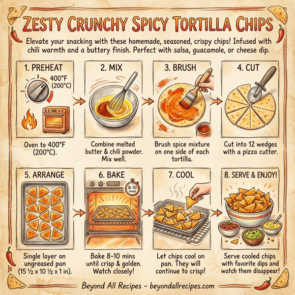 Zesty Crunchy Spicy Tortilla Chips instructions