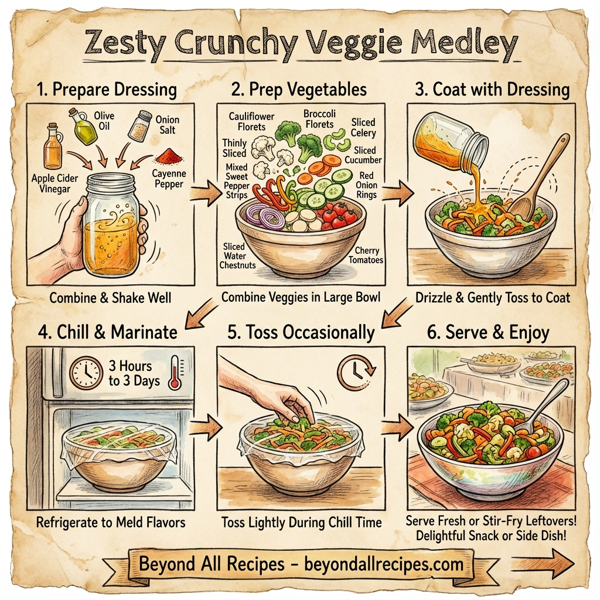 Zesty Crunchy Veggie Medley instructions