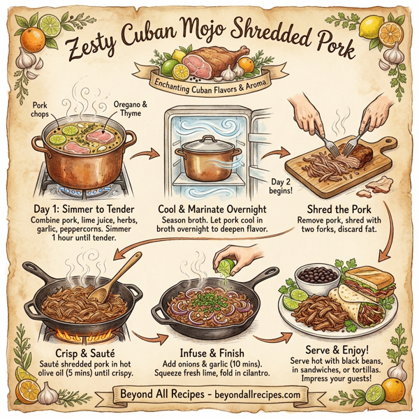 Zesty Cuban Mojo Shredded Pork instructions