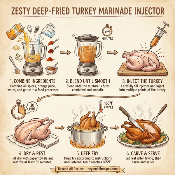 Zesty Deep-Fried Turkey Marinade Injector instructions