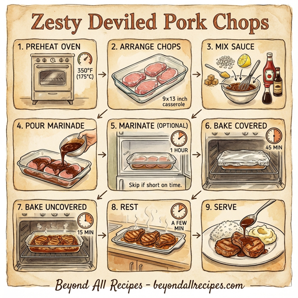 Zesty Deviled Pork Chops instructions