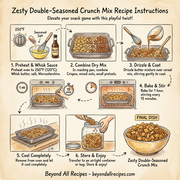 Zesty Double-Seasoned Crunch Mix instructions