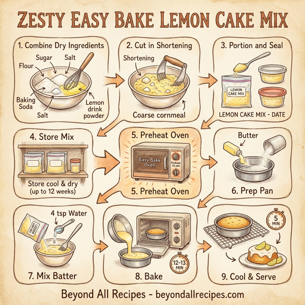 Zesty Easy Bake Lemon Cake Mix instructions