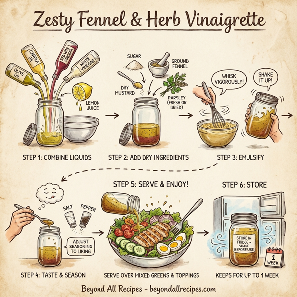 Zesty Fennel & Herb Vinaigrette instructions