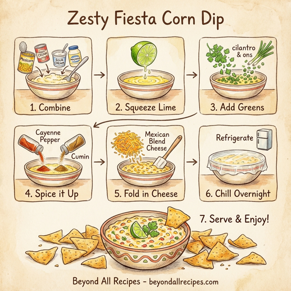 Zesty Fiesta Corn Dip instructions