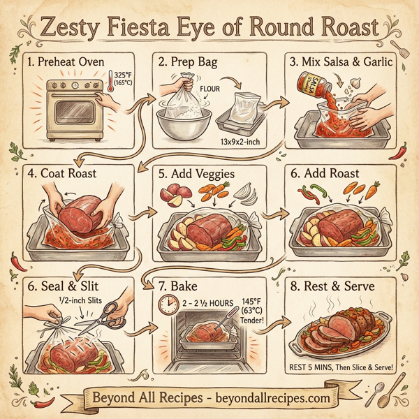 Zesty Fiesta Eye of Round Roast instructions