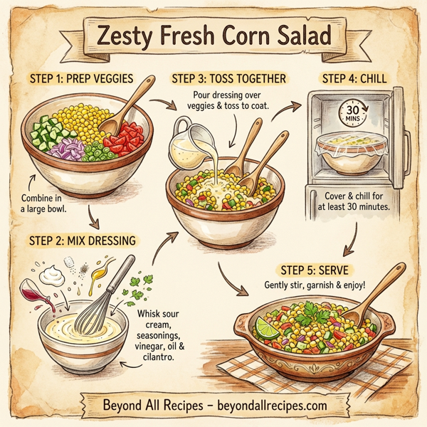 Zesty Fresh Corn Salad instructions