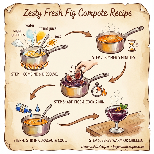 Zesty Fresh Fig Compote instructions