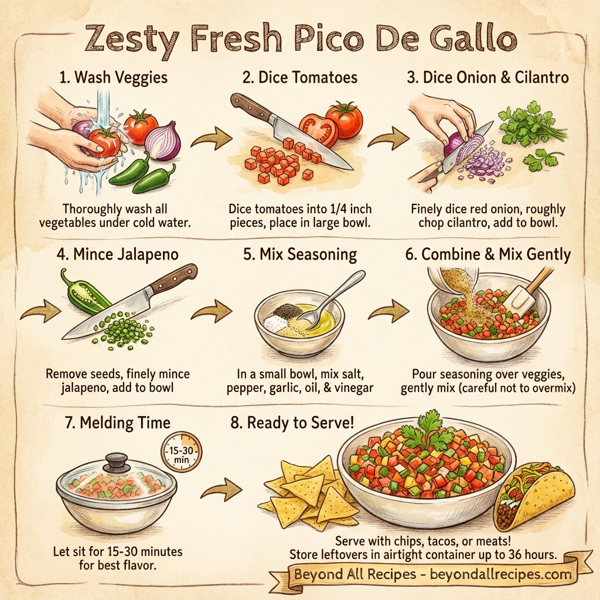 Zesty Fresh Pico De Gallo instructions