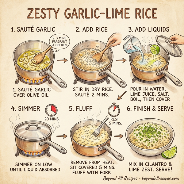 Zesty Garlic-Lime Rice instructions