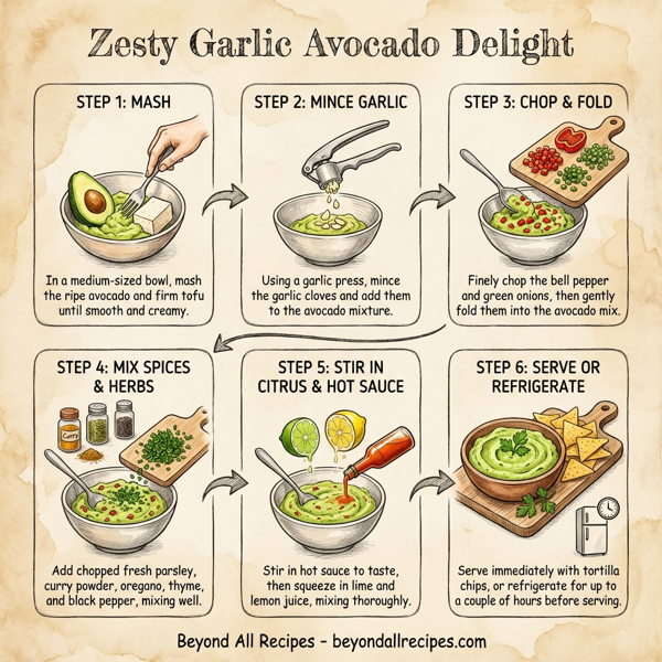 Zesty Garlic Avocado Delight instructions