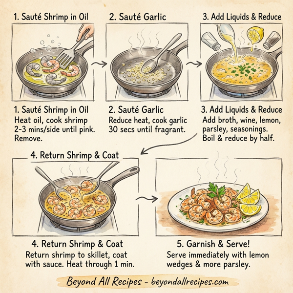 Zesty Garlic Shrimp Scampi instructions