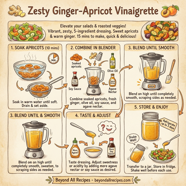Zesty Ginger-Apricot Vinaigrette instructions