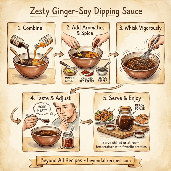 Zesty Ginger-Soy Dipping Sauce instructions