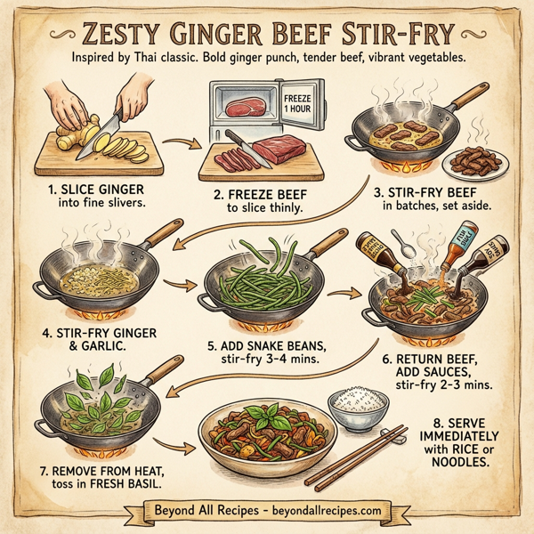 Zesty Ginger Beef Stir-Fry instructions