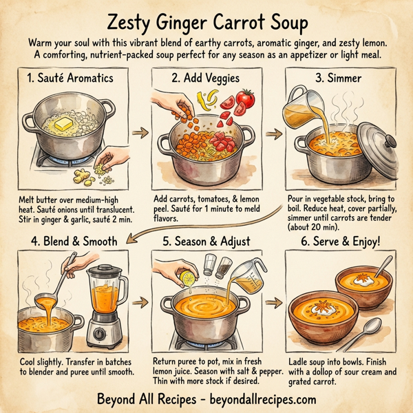 Zesty Ginger Carrot Soup instructions