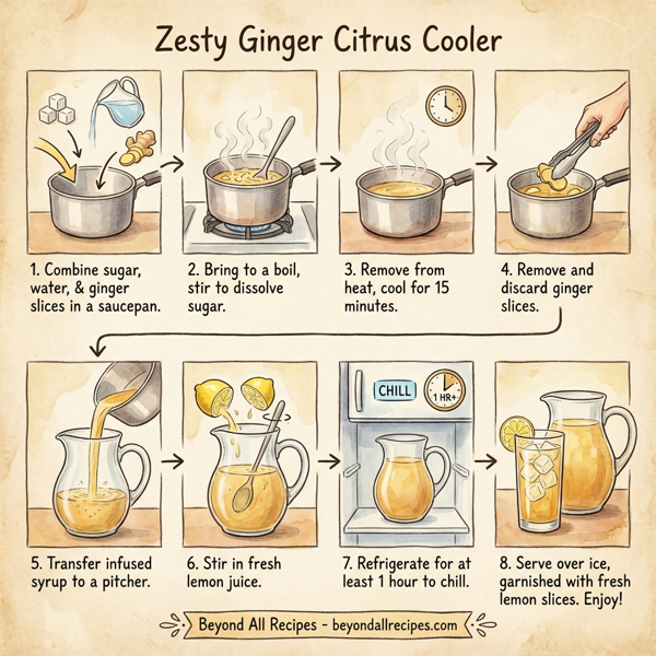 Zesty Ginger Citrus Cooler instructions