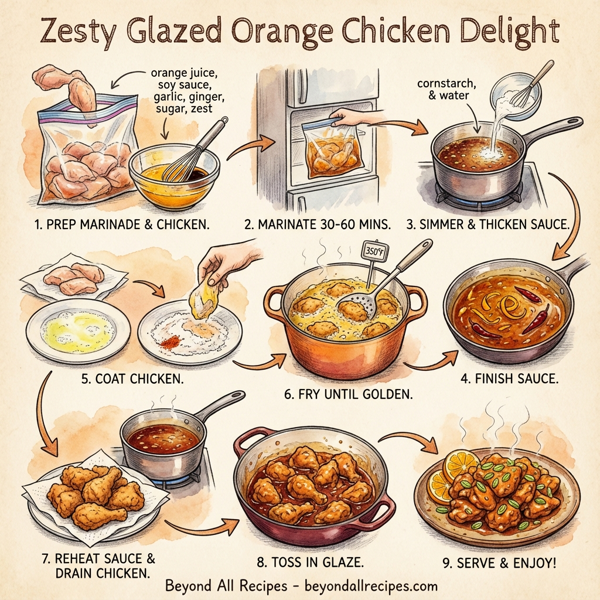 Zesty Glazed Orange Chicken Delight instructions