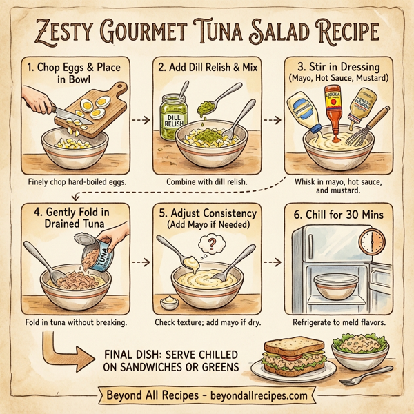 Zesty Gourmet Tuna Salad instructions