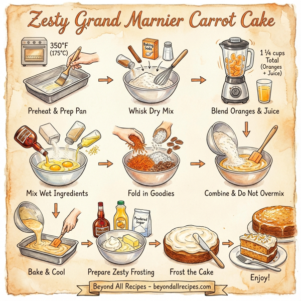 Zesty Grand Marnier Carrot Cake instructions