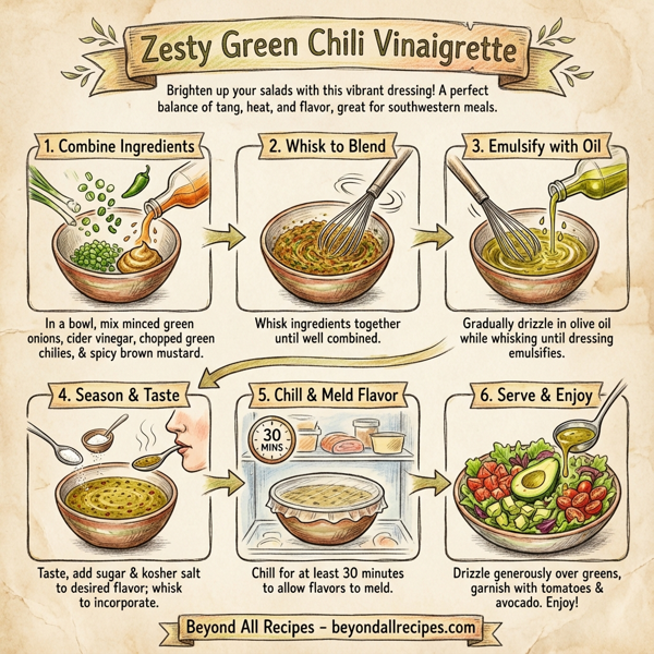 Zesty Green Chili Vinaigrette instructions