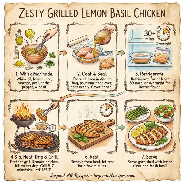 Zesty Grilled Lemon Basil Chicken instructions