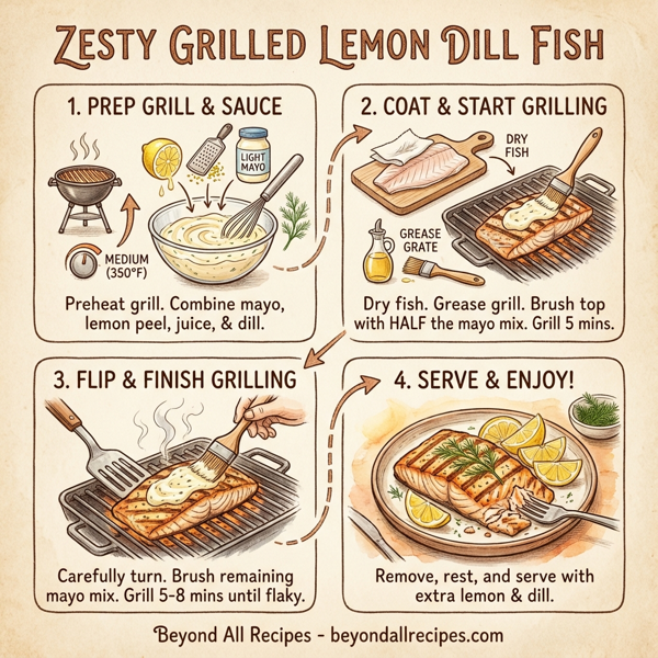 Zesty Grilled Lemon Dill Fish instructions