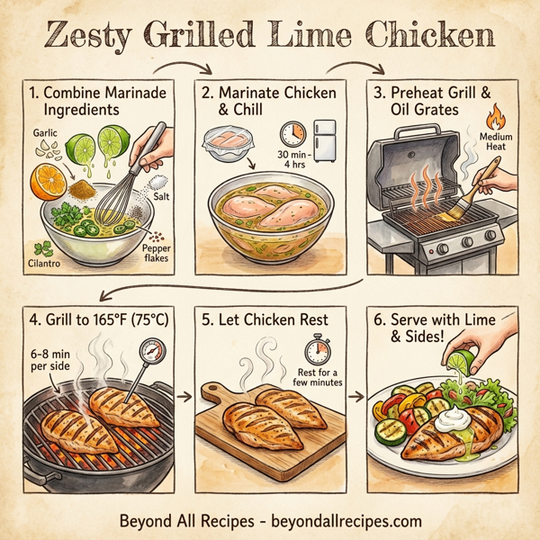 Zesty Grilled Lime Chicken instructions