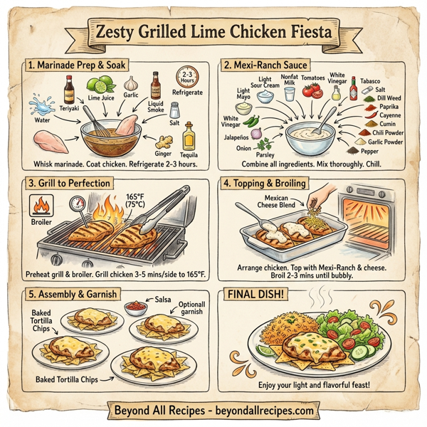 Zesty Grilled Lime Chicken Fiesta instructions