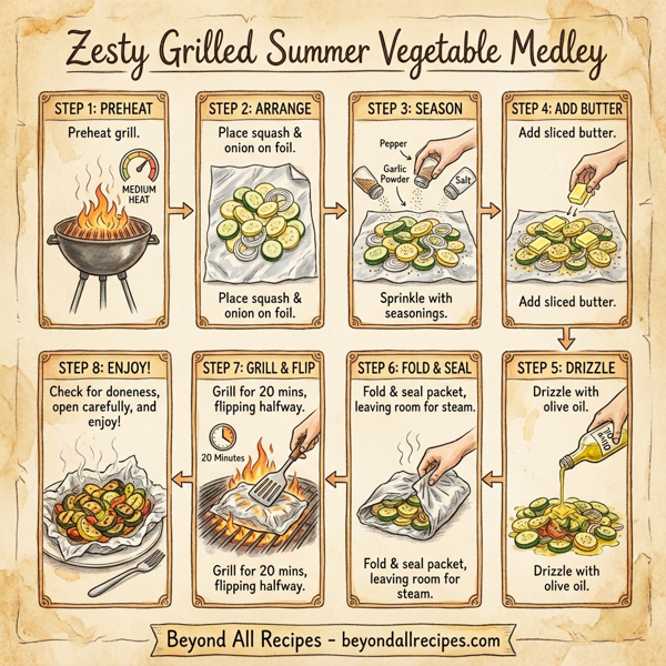 Zesty Grilled Summer Vegetable Medley instructions