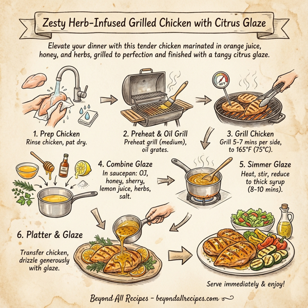 Zesty Herb-Infused Grilled Chicken with Citrus Glaze instructions