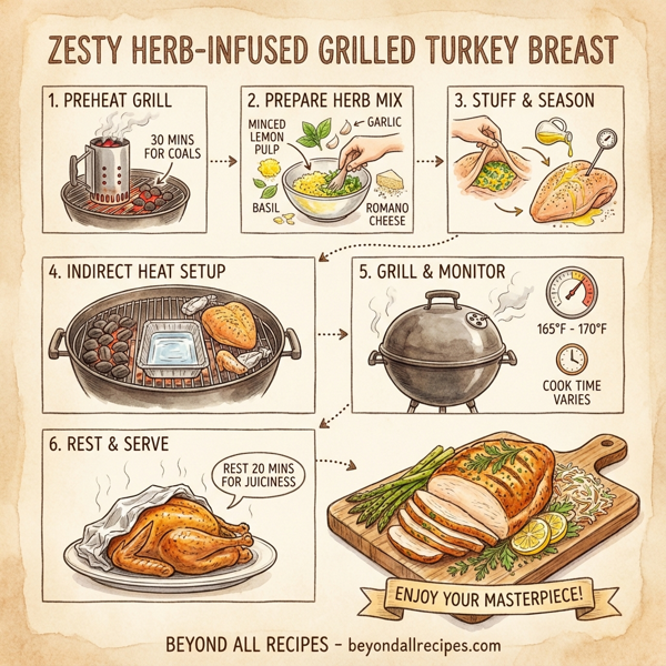 Zesty Herb-Infused Grilled Turkey Breast instructions