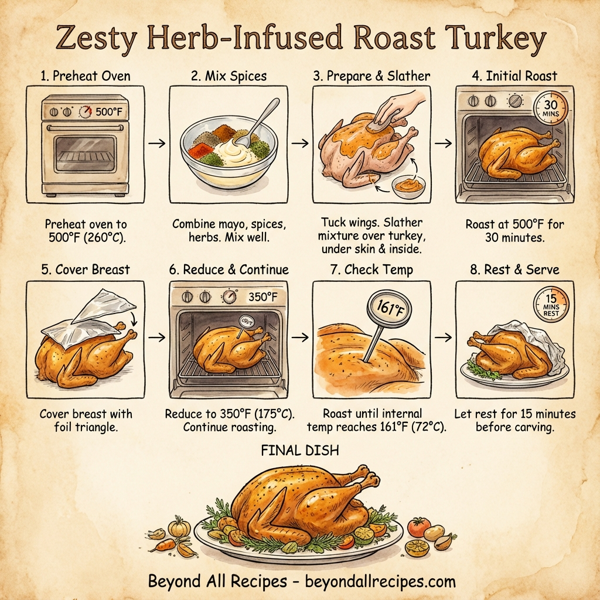 Zesty Herb-Infused Roast Turkey instructions