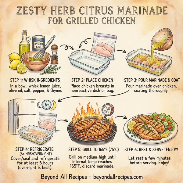 Zesty Herb Citrus Marinade for Grilled Chicken instructions