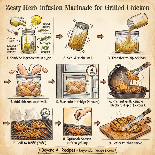Zesty Herb Infusion Marinade for Grilled Chicken instructions