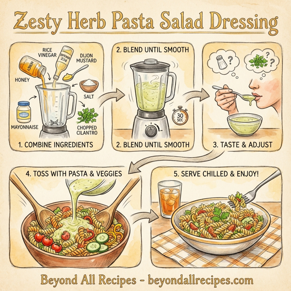Zesty Herb Pasta Salad Dressing instructions